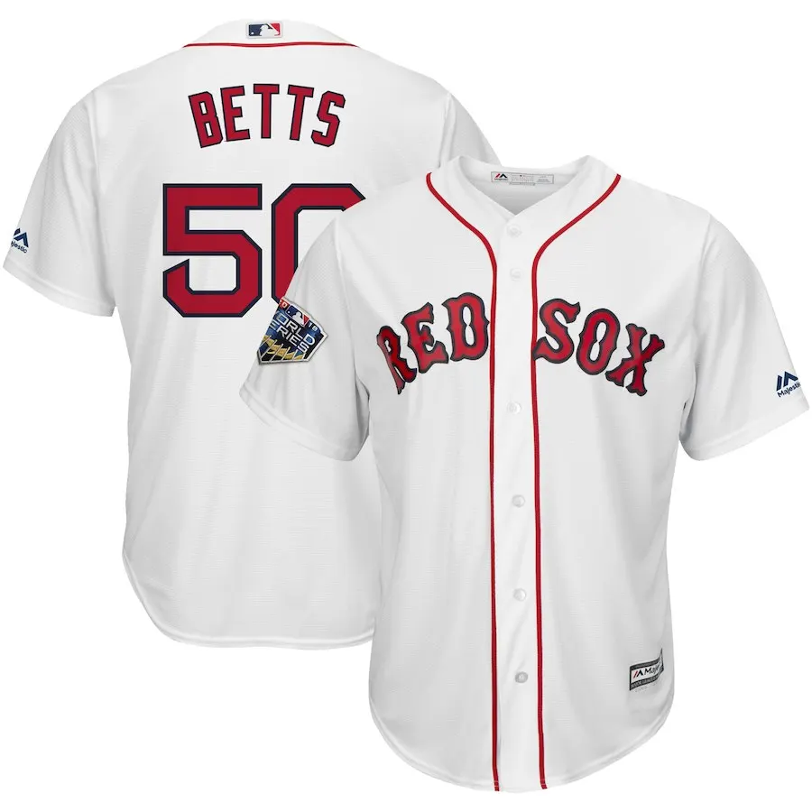 Новинка,, Мужская футболка Boston David Ortiz Mookie Betts, World