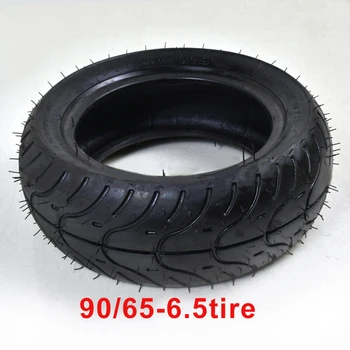 

90/65-6.5(10 Inch) Treaded Front Tire For 47cc 49cc Mini Bicycle Scooter Pocket Wear Resistant Rubber Tire