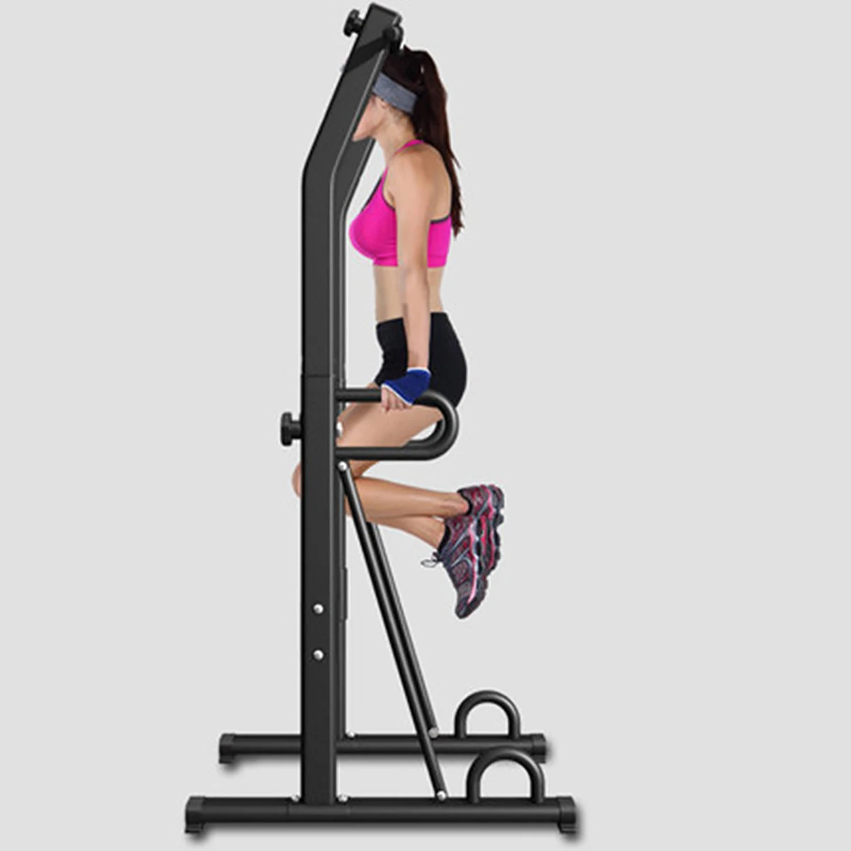 US $100.04 Pull Up Station Adjustable Horizontal Bar Abdominal Muscle Trainer Home Gym Fitness Equipment Workout Strength Training Tool