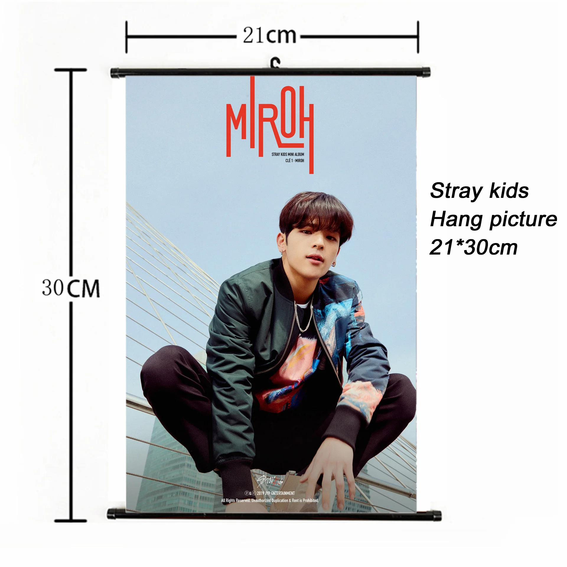 Модный Kpop Stray Kids have picture 21*30 см плакат stray kids MIROH альбом Фотокарта для фанатов Коллекция корейский Канцелярский набор - Цвет: Stray Kids 33