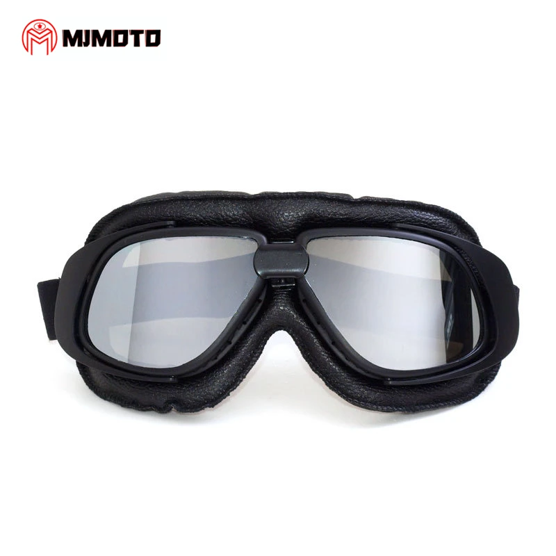 MJMOTO мотоциклетные очки Второй мировой войны Ретро стиль мотоциклетный шлем очки ATV Скутер велосипед очки крейсер внедорожный реактивный Пилот очки