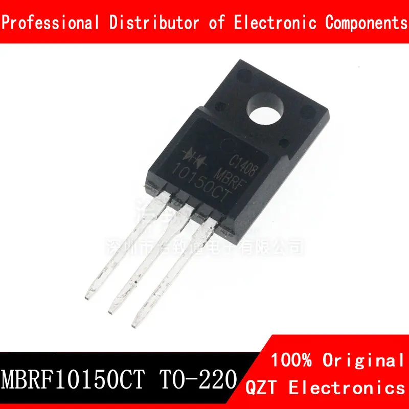 10pcs/lot MBRF10150CT TO-220F 10150CT MBRF10150 TO-220 10A 150V new original In Stock