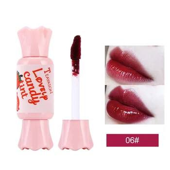 

6 Colors Candy-shape Lip Glaze Long-lasting Moisturizing Non-stick Cup Lovely Lip Gloss Lipstick 6G