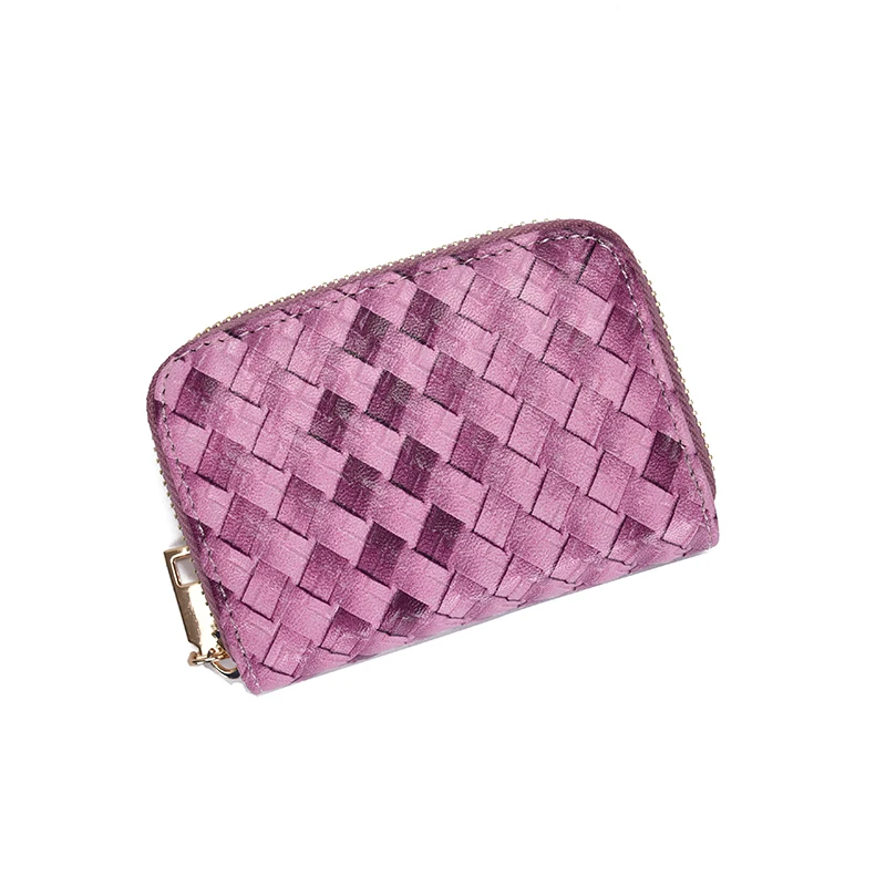 pink Роскошный дизайнерский кошелек Botte с узором GA Mini, мужской женский кошелек с отделением для карт из искусственной кожи, модные маленькие классические сумки для монет - Цвет: pink