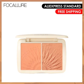 

FOCALLURE Face Blusher Palette Matte Silky Pressed Powder Highly Pigmented Makeup Blush