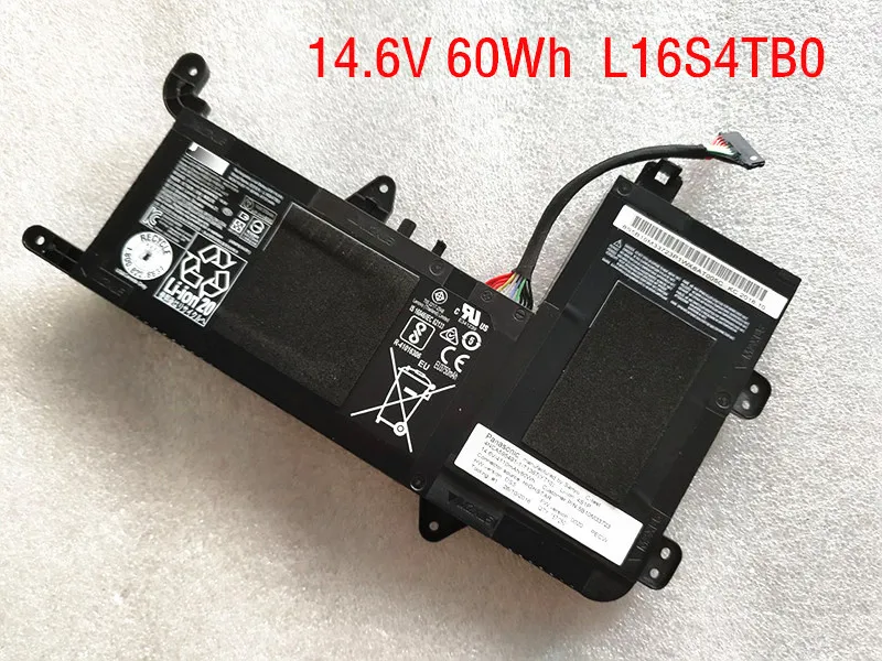 Оригинальный аккумулятор L16S4TB0 L16M4PBO L16M4PB0 14 6 В 60 Вт/ч для Lenovo Legion Y720-15 Y710 SIT |