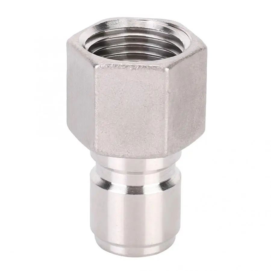 2Pcs Stainless Steel Quick Connector Homebrew Beer Fitting Accessories 1/2in Male Home Brew Accessories