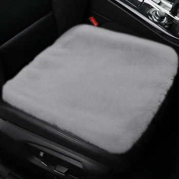 

Car Seat Cover Mat Long Faux Fur Front Seat Protector Cushion Winter Warm Automobile Seat Cushion Protector Pad Car Seat Covers