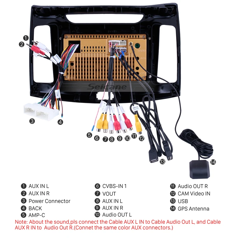 Discount Seicane 9 inch Android 8.1 for 2011 2012 2013 2014 2015 2016 Hyundai Elantra Radio GPS Navigation System with HD Touch SWC 4