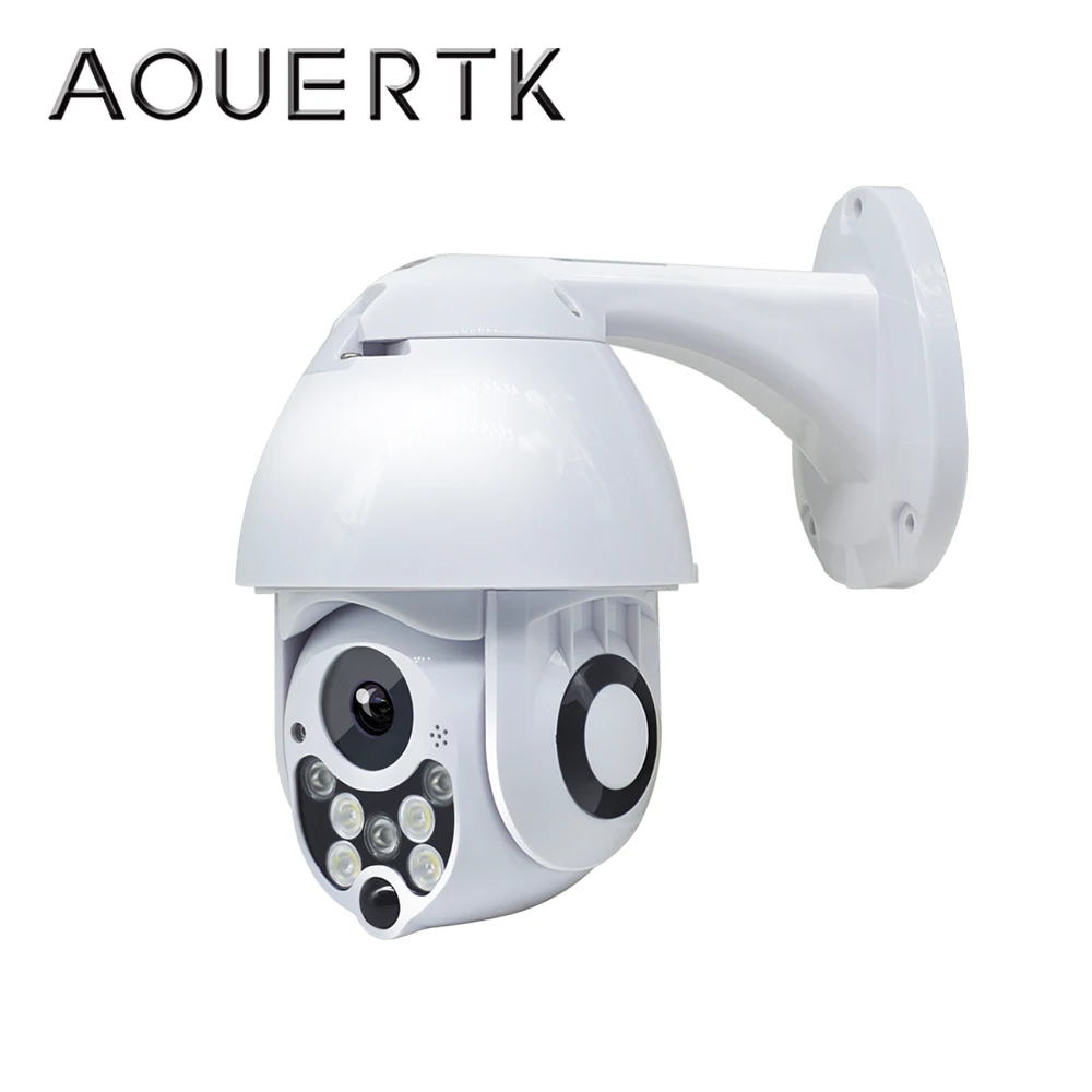 AOUERTK 1080P PTZ IP камера Wifi наружная скоростная купольная беспроводная Wifi камера безопасности панорамирование 4X цифровой зум 2MP Сеть CCTV