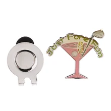 Мини Сплав Кубок мяч для гольфа маркер с магнитной зажим для шляпы для гольфа Гольф подарок