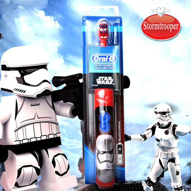 Toothbrush Kids Rotation Vitality Cartoon Soft  Bristles Battery Powered Tooth Brush for Children Oral Gum Care