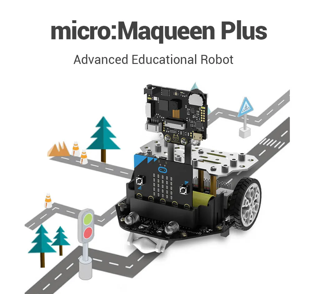 Roboter Spiel Beetle DFRobot micro:Maqueen Mechanic und Lernbausatz 