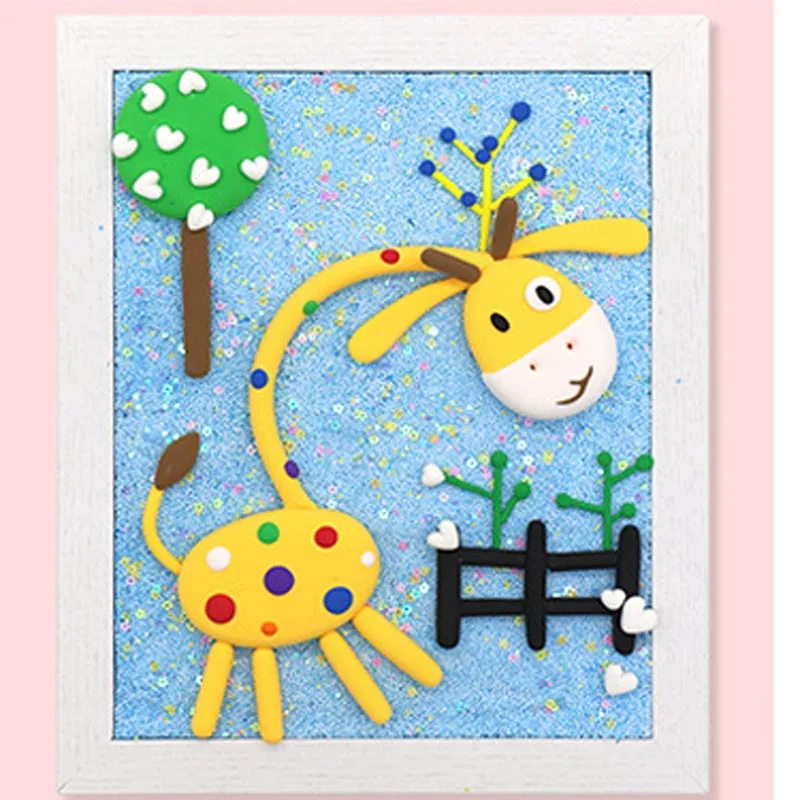 Craft Painting 14 Детские игрушки для девочек Материалы для творчества много Глины живопись DIY Детская Игрушка Искусство и ремесла для детских игрушек Детский сад Новинка - Цвет: Craft Painting 14
