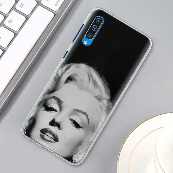H10 Мэрилин Монро телефонные чехлы для samsung Galaxy A10 A20e A30 A40 A50s A60 A70 A80 A6 A7 A8 A9 в твердом переплете - Цвет: H10
