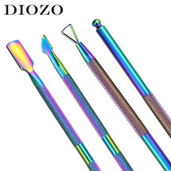 

DIOZO Nail Polish Tools 2 PCS Manicure Set Professional Spoon Pusher Remover Cuticle Nipper Cutter Clipper Trimmer Nail Art Tool