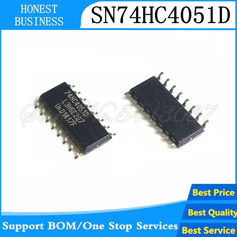 Новый 50 шт-200 шт 74HC4051D 74HC4051 SN74HC4051DR 8-канальный аналоговый мультиплексор/демплексор