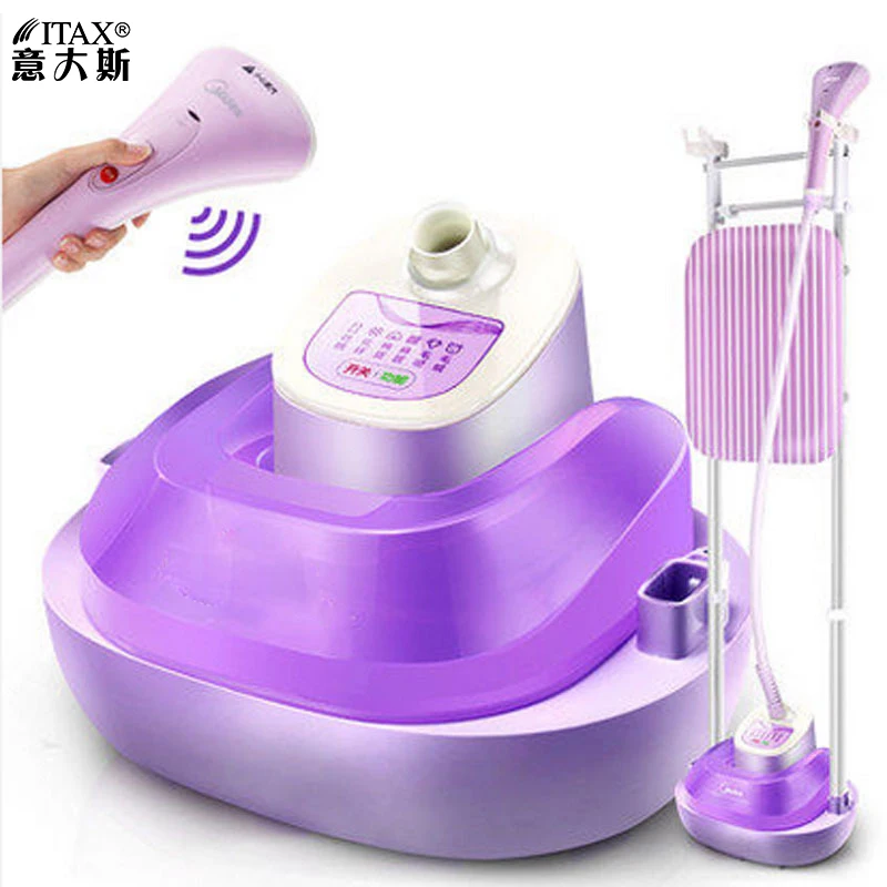 

2L 1500W Electric Garment Steamer Clothes Fabric Wrinkle Ironing Machine Large Water Tank HandHeld Steaming Brush GS22