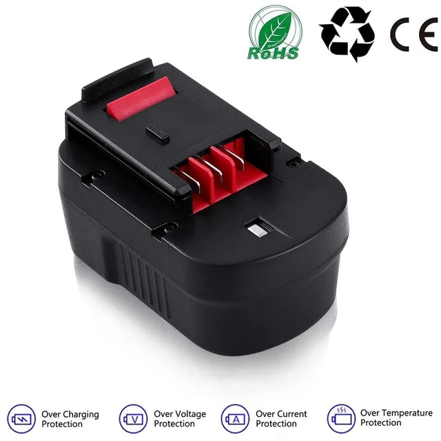 12Volt Battery / Charger for Black & Decker HPB12 FSB12 FS120B 3600mAh 12V  Ni-MH