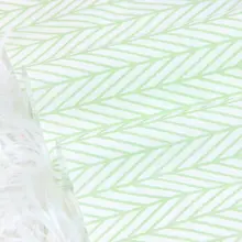 Полметра простой хлопок ткань с зеленым геометрическим принтом ручной работы DIY мешок одежды платье Ткань хлопок CR-289