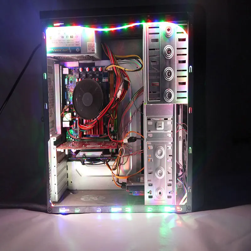 Cocina RGB Светодиодные полосы света для кухни 1 м-5 м лента 24 клавиши дистанционного светодиодный свет для ТВ ПОДСВЕТКА рабочего стола Декоративная скатерть