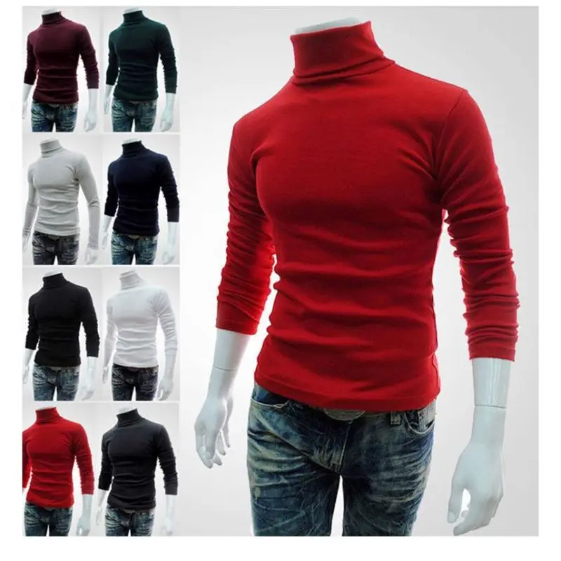 

Clothing Korea Slim Men's Winter Turtleneck Pullover Thermal SW
