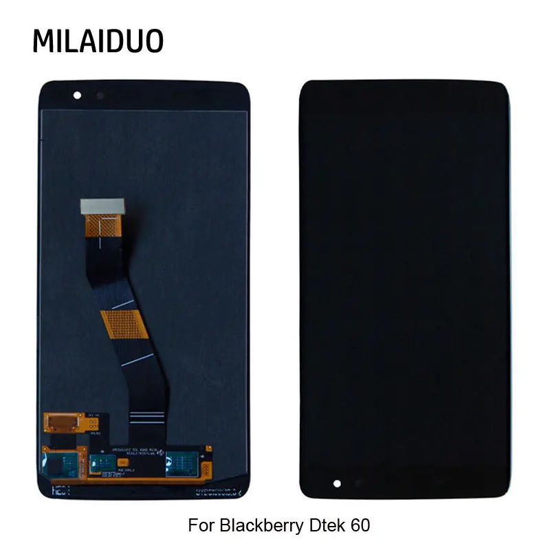 

For Blackberry Dtek 60 LCD Display Touch Screen Digitizer Assembly Replacement Parts Without Frame AAA+ Quality 5.5" Black