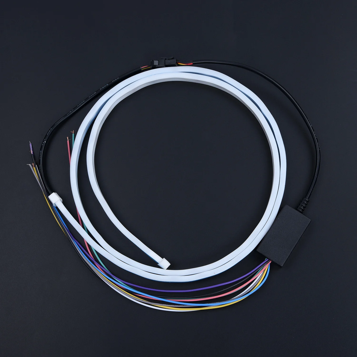 Светодиодный RGB задняя дверь полоса сигнальный индикатор обратный светильник Модифицированная полоса для умного автомобиля