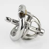 Stainless Steel Stealth Lock Male Chastity Device With Catheter Cock Cage Penis Lock Cock Ring Chastity Belt 1