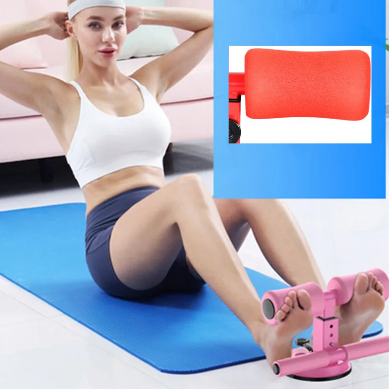 ABS Trainer Sit Up Bar Self-Suction Fitness Equipment Abdominal Strength Trainer Home Gym Muscle Training Men Women Weightloss