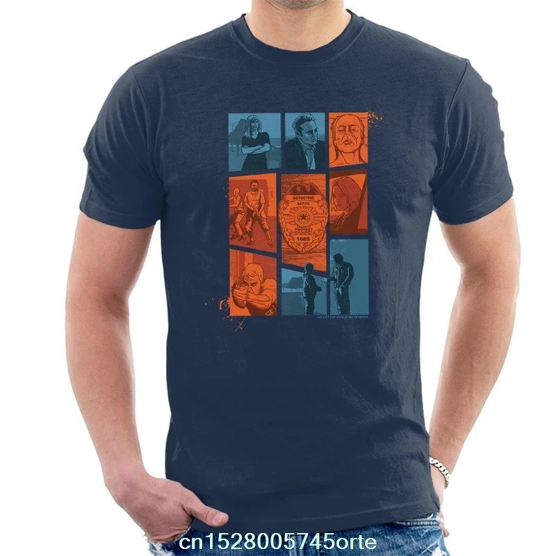 Забавная Мужская футболка с принтом 2020 camiseta World We Deserve True Detective женская из 100%