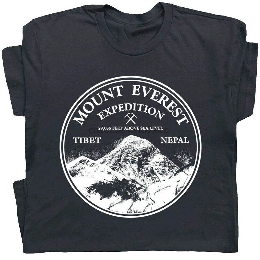 Крепление Everest футболка альпинизм винтажная Женская наклейка Забавный дизайн |