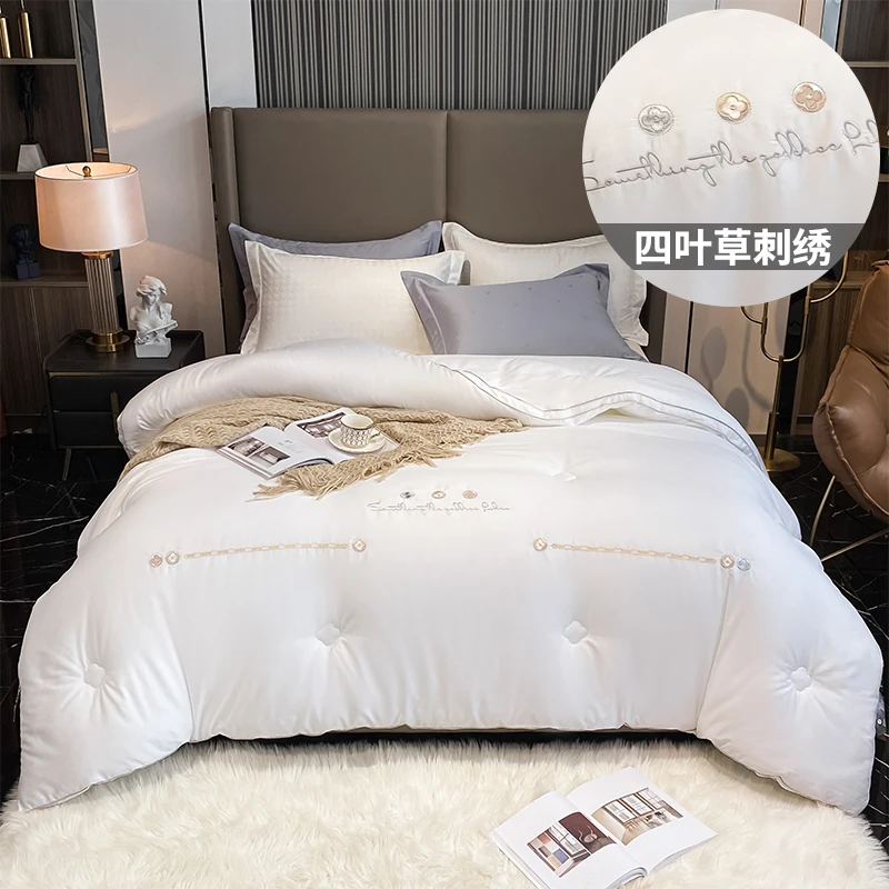 Milk soy fiber quilt winter quilt 5kg thickened comforter warm winter quilt autumn winter blanket quilt core for all seasons