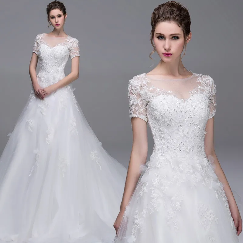 С короткими рукавами, с аппликацией, романтичное,, сексуальное, casamento vestido de noiva, с цветами, длинное, кружевное, свадебное платье, платья для матери невесты