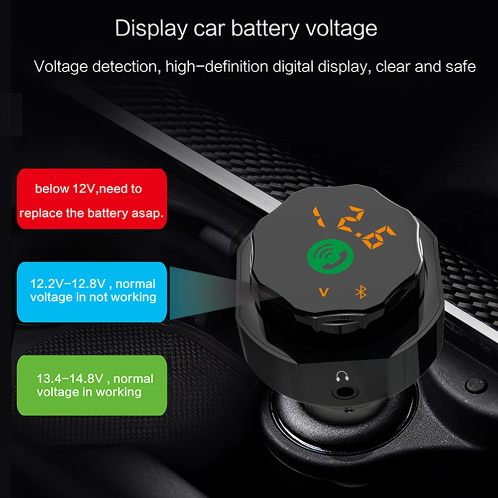 Черное автомобильное зарядное устройство AP06 QC3.0 беспроводной Bluetooth fm-передатчик MP3-плеер Запчасти Аксессуары для мобильных телефонов Колыбель