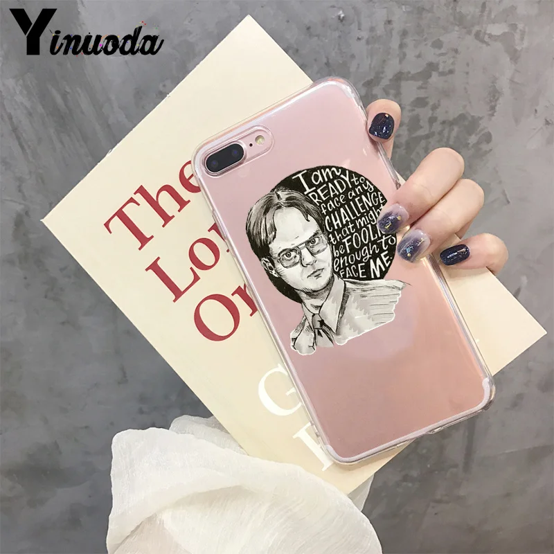 4 Yinuoda Майкл Скотт офис забавные; с юмором 5 чехол для iPhone X XS MAX 6 6s 7 7plus 8 8Plus 5 5S SE XR 11 pro max - Цвет: 4