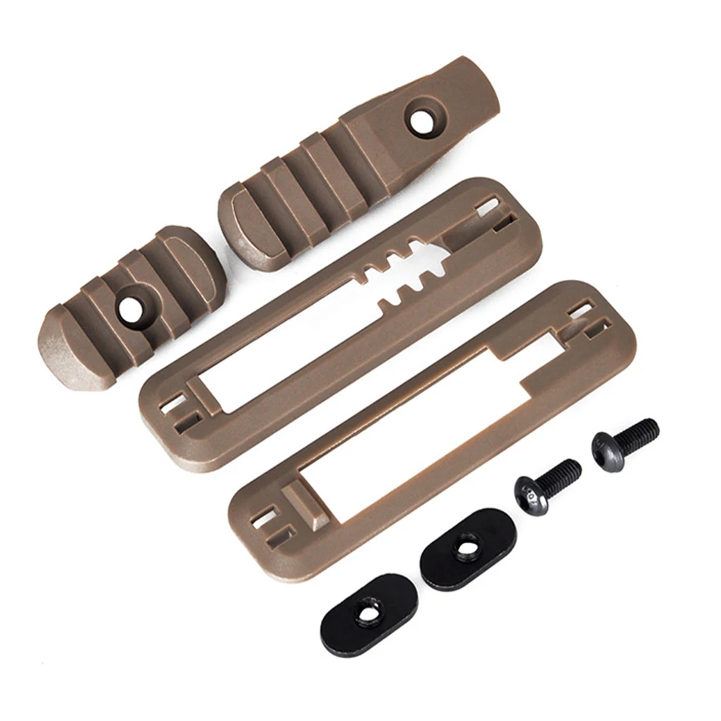 8PCS/Set Tactical MOE Handguard Scout Light Kit Rail Mount 20mm Picatinny Airsoft Rifle PEQ Light Mount Hunting Accessories