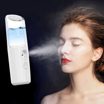 

Nano Spray Water Meter Rechargeable Spray Handheld Humidifier Moisturizing Facial Care Tools Portable Dropshipping Face Steamer