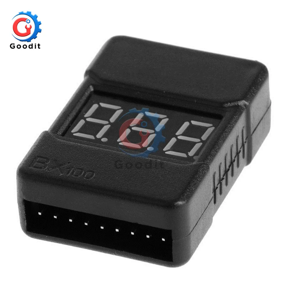 BX100 1-8S 1 S-8 S Lipo тестер напряжения батареи/сигнал низкого напряжения/проверка напряжения батареи с двумя динамиками