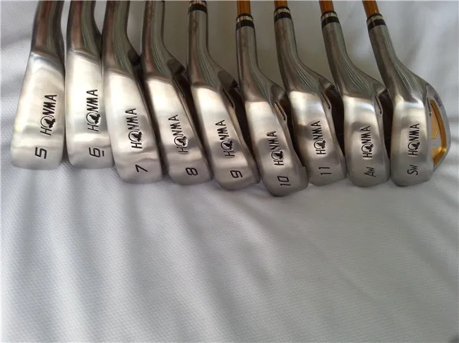 3 Star Honma IS-03 Irons Honma IS03 Golf Irons Honma Golf Clubs 5-11AwSw R/S/SR Flex Shaft With Head Cover DHL Free Shipping