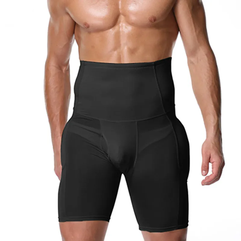 

Hi-Waist Men Butt and Hip Enhancer Booty Padded Underwear Panties Body Shaper Seamless Butt Lifter Panty Shapewear Boxers Brief