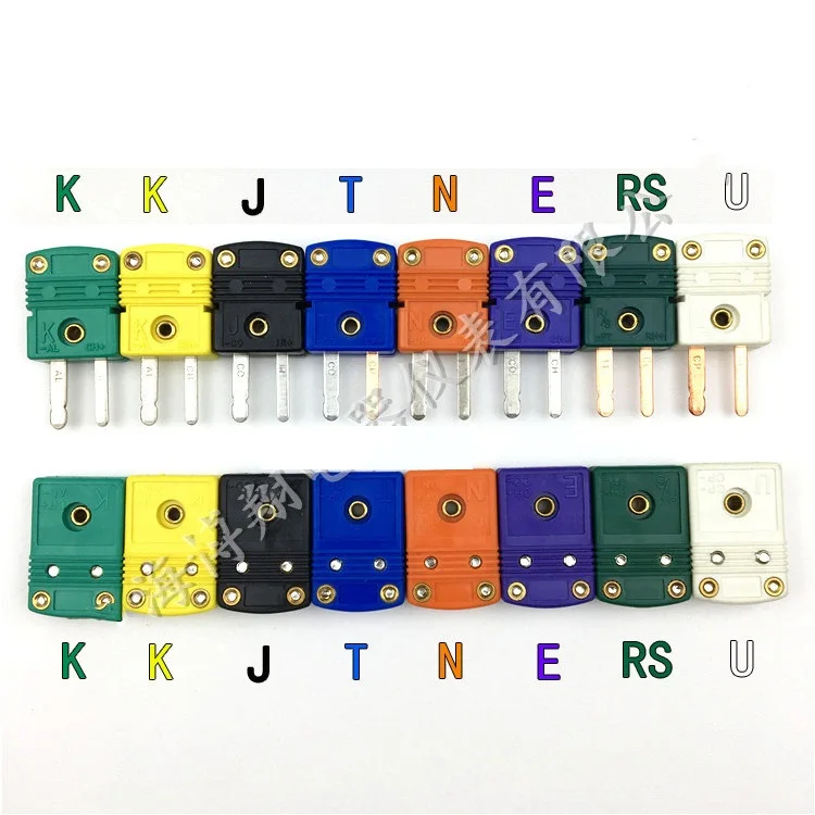 

5pcs SMPW-K/J/T/N/E/RS/U-MF Thermocouple Connector plug