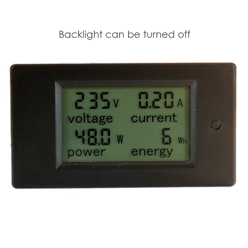 Ac 80~260V 100A Power Meter Accurate Voltmeter Ammeter Kwh Watt Energy Meter Voltage Current Power Monitor Tester
