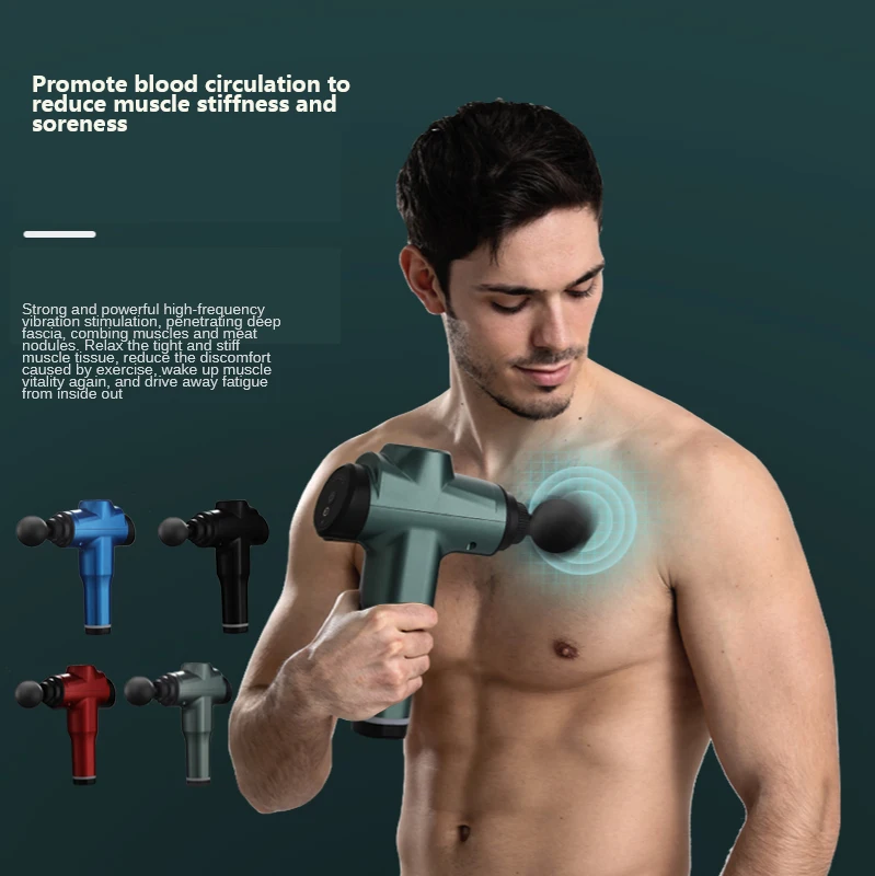 

LCD Display Massage Gun Electric Neck Massager Smart Hit Fascia Gun for Body Massage Relaxation Fitness Muscle Pain Relief