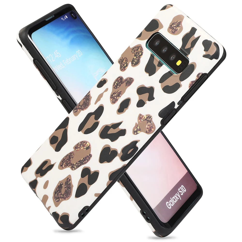LAPOPNUT телефонные чехлы для samsung Galaxy S10 S9 S8 Plus Леопардовый принт тонкий противоударный гибкий матовый Силиконовый чехол