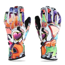 Брендовые новые зимние лыжные перчатки для мужчин и женщин, ветрозащитные водонепроницаемые нескользящие перчатки для катания на коньках, сноуборде, лыжах, хлопковые теплые варежки