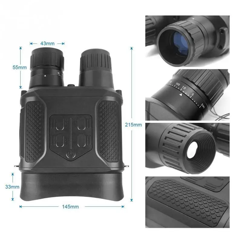 Magnifying HD Night Vision Infrared Digital Outdoor Camcorder Binoculars