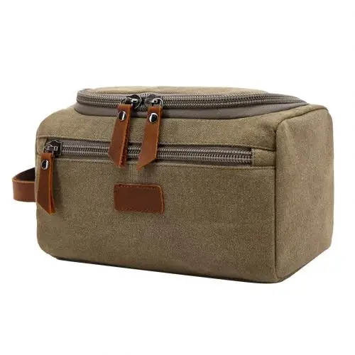 Army green Красивый чехол, большая Вместительная дорожная сумка для хранения на молнии, косметичка для макияжа, косметичка, органайзер для туалетных принадлежностей, косметичка, косметичка - Color: Army green