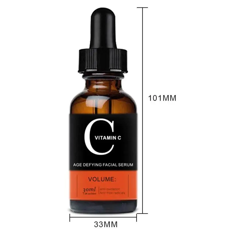 Skin Care Vitamin C& E Natural Face Serum Hyaluronic Acid Anti Wrinkle Remove Acne Facial Cream 30ml