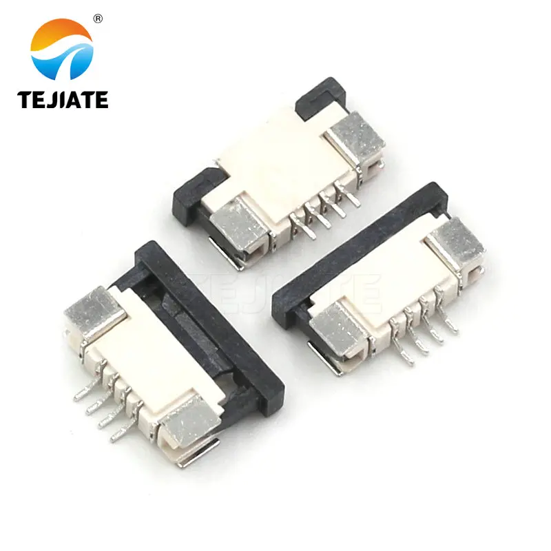 10PCS FFC/FPC Connector Flat Cable Socket 1.0MM Adapter 4/5/6/8/9/10/12/14/15P Down Drawer Type Plug Kit conversion plug plug conversion socket